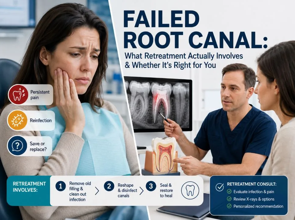 Failed Root Canal: What Retreatment Actually Involves & Whether It's Right for You