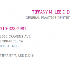 Tiffany M. Lee, DDS